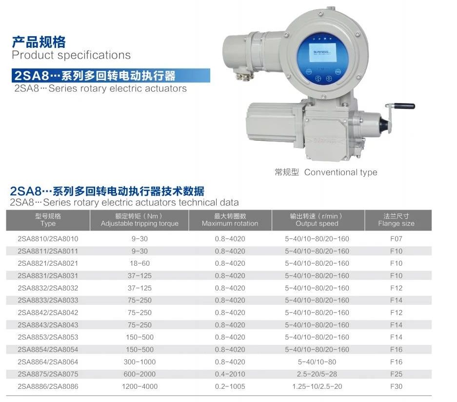搜派師2SA系列電動(dòng)執(zhí)行器